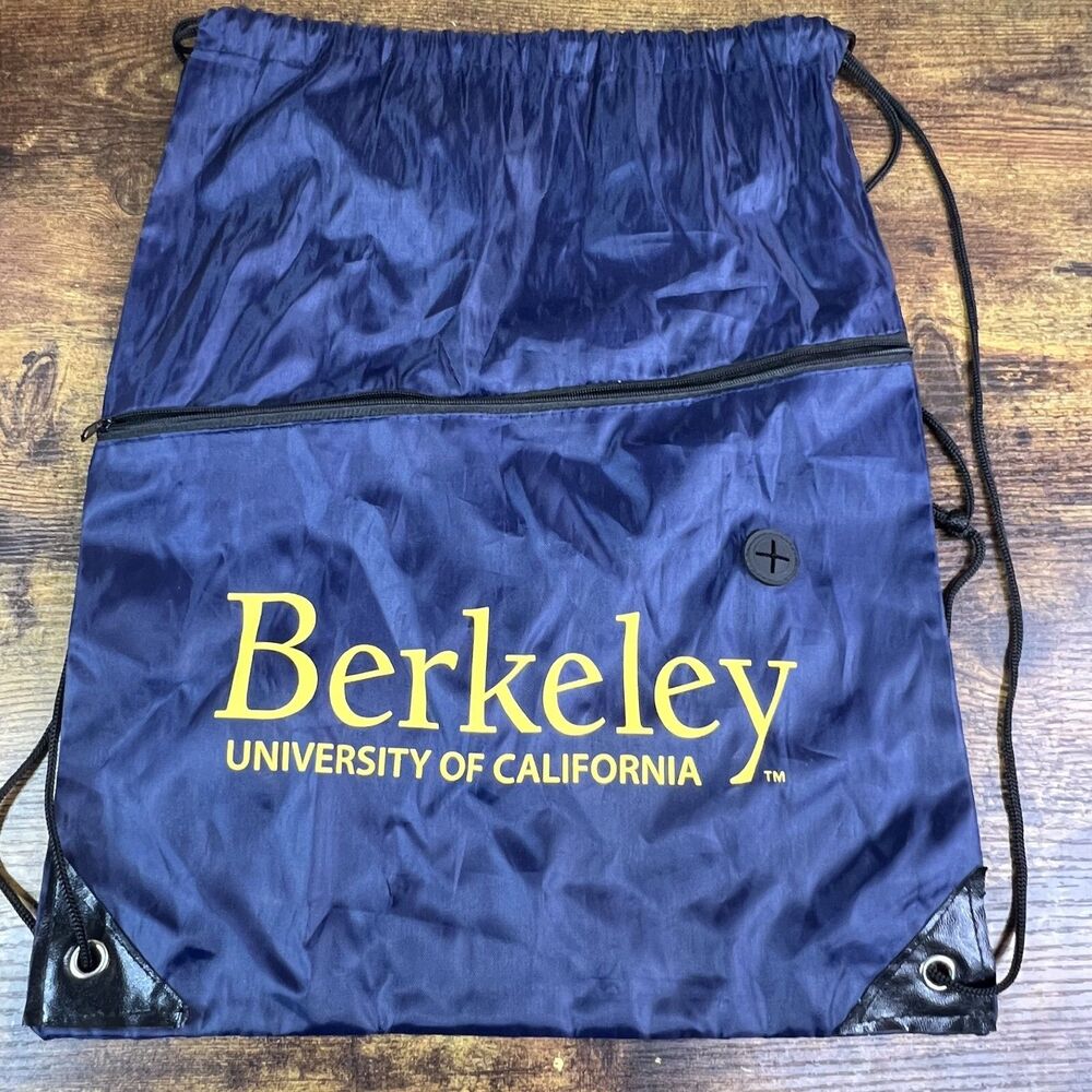 Berkeley University Sting Bag Pouch Drawstring Light Backpack Sack Gym Bag